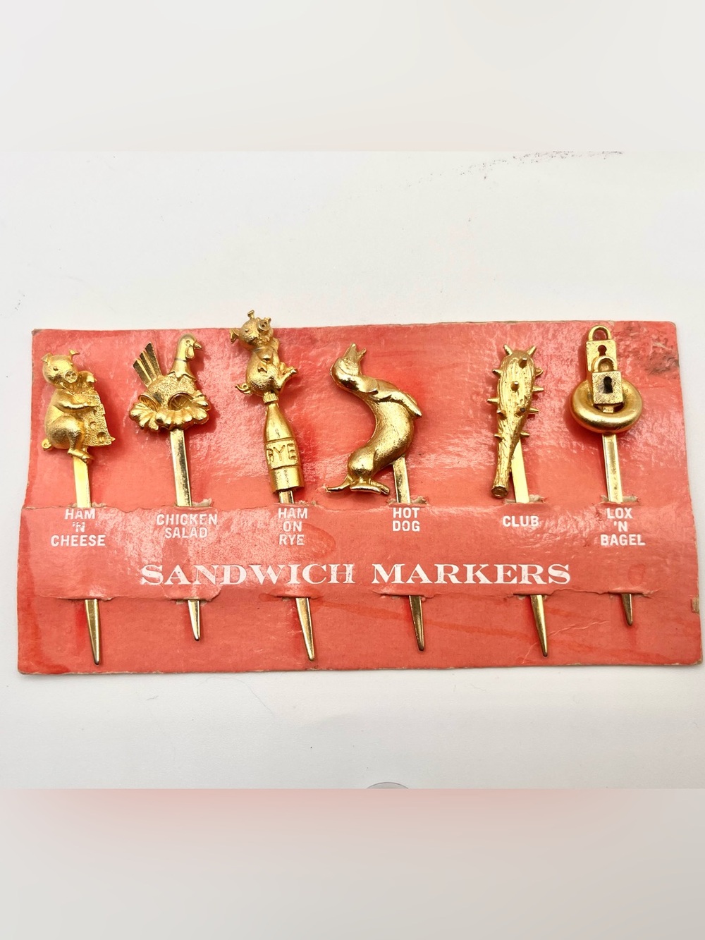 Vintage Sandwich Markers - Vintage Style Party Picks